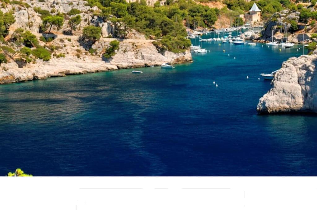 Au Calme, 200M Du Centre T2 Avec Balcon Et Parking Apartman Cassis Kültér fotó